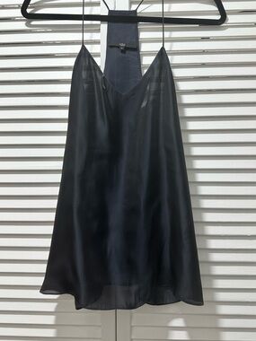 Tibi Silky Navy Camisole Top